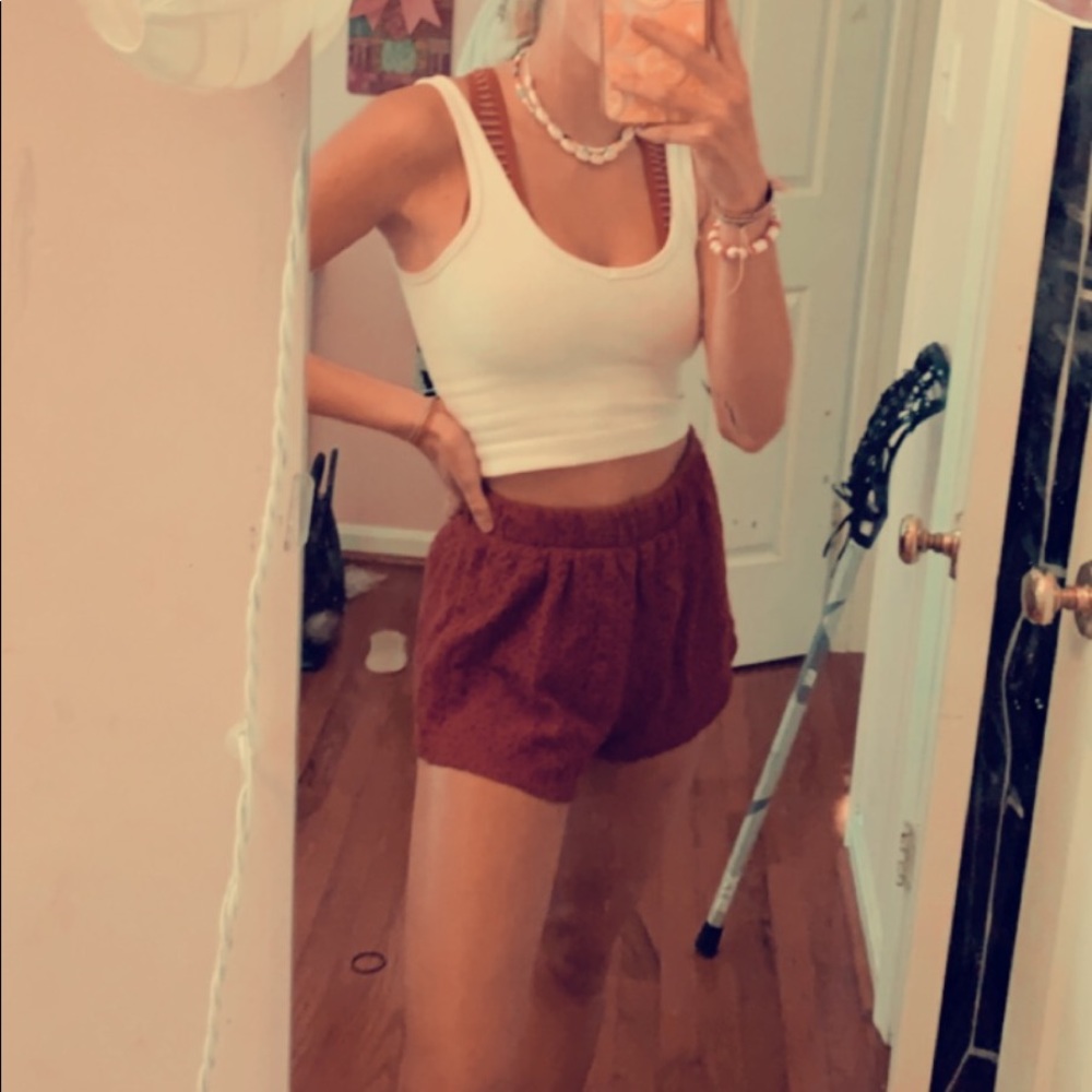 floral shorts